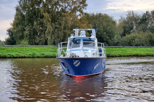 Siemer Jachtservice Barßel-Reekenfeld - Abnahmefahrt Polizeiboot