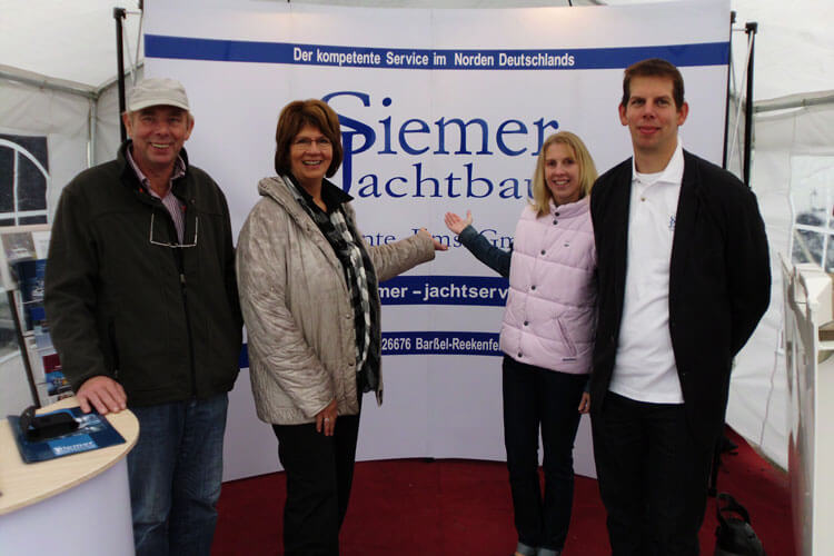Siemer Jachtservice Barßel-Reekenfeld - Firmengründer Elfie Siemer und Sohn Alexander Siemer